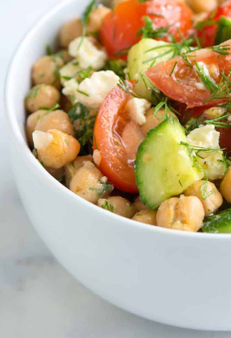 Simple Chickpea Salad