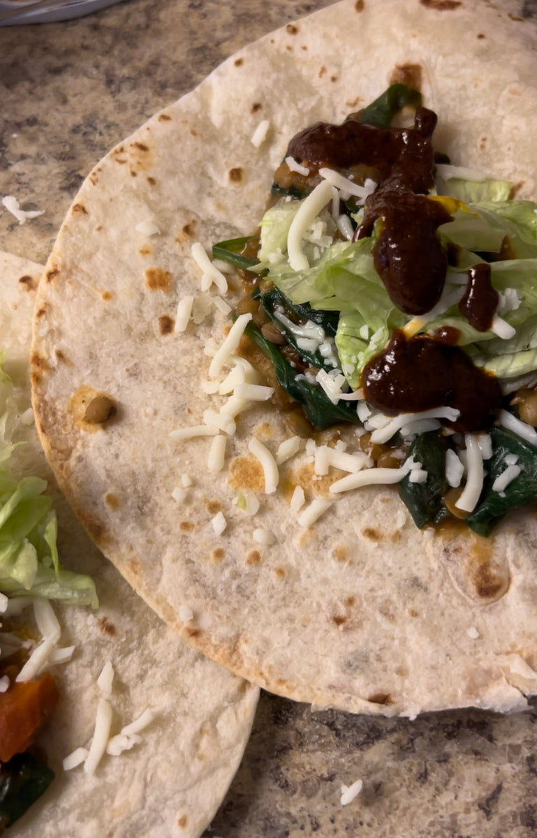 Lentil Burritos with Umami Bomb &ndash; Vumami Foods