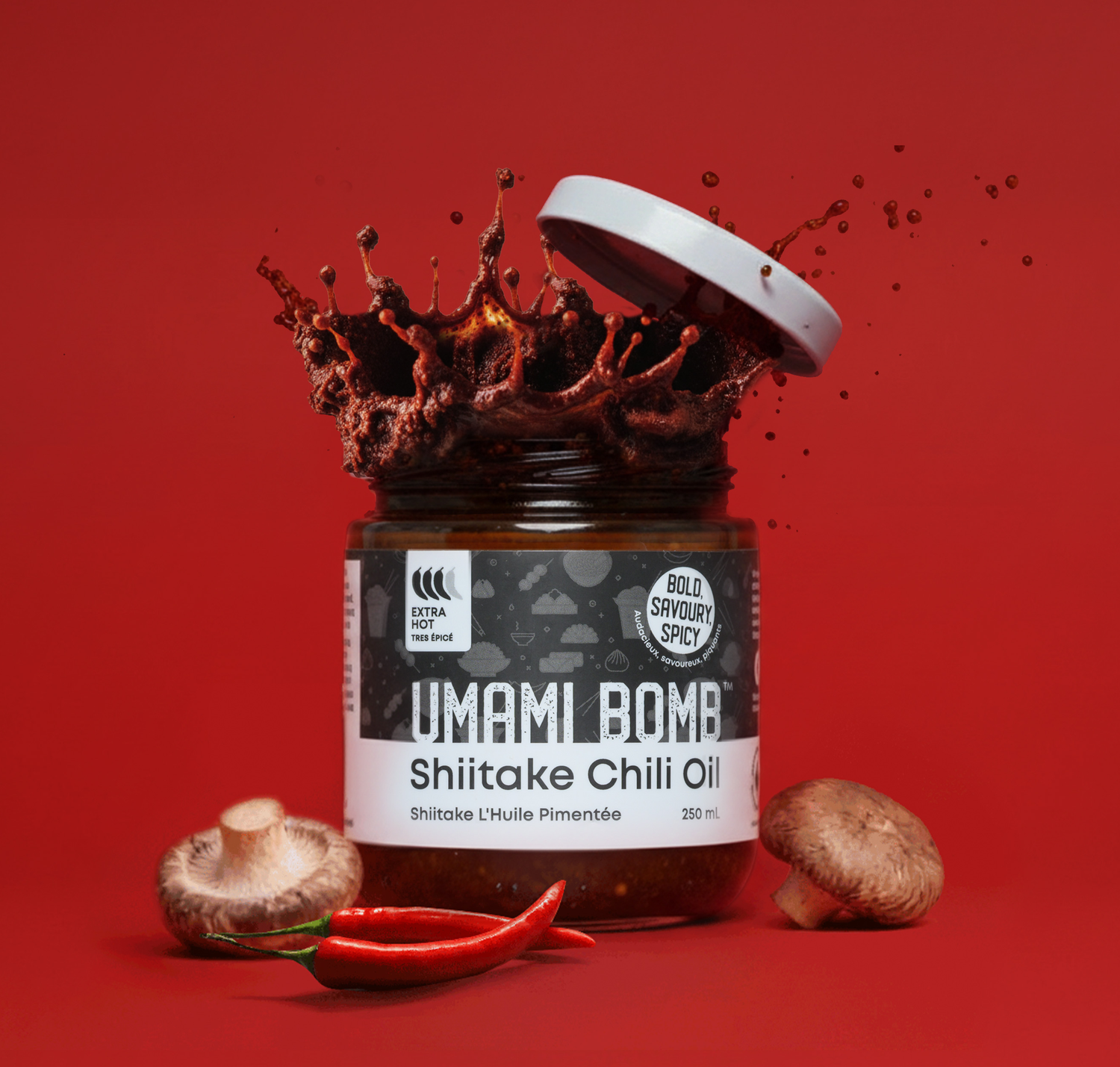 Shiitake Chiili Oil Extra Hot