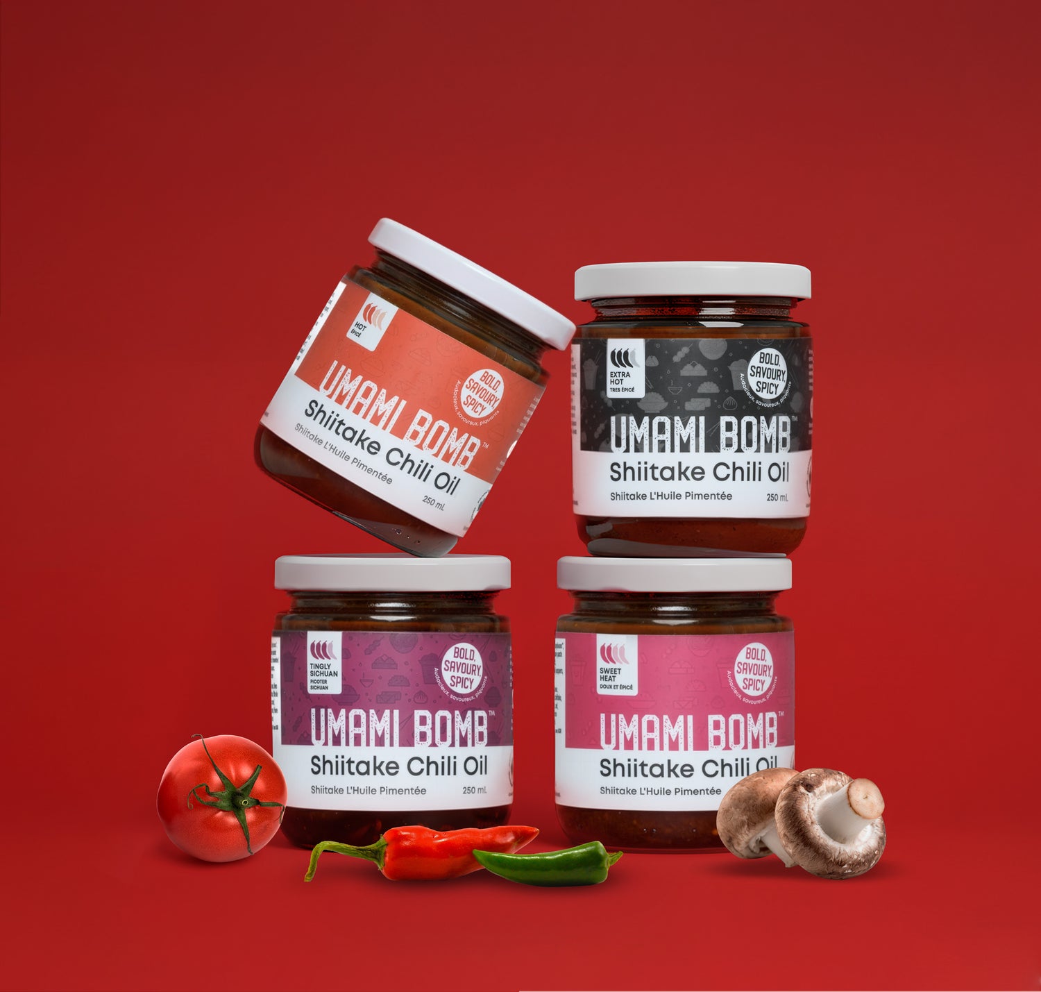 Shiitake Chili Oil Original 4-Pack