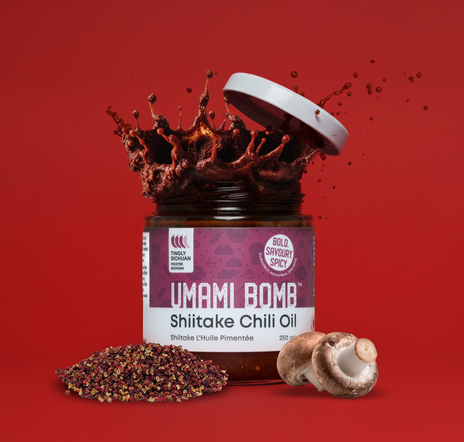 Shiitake Chili Oil Tingly Sichuan