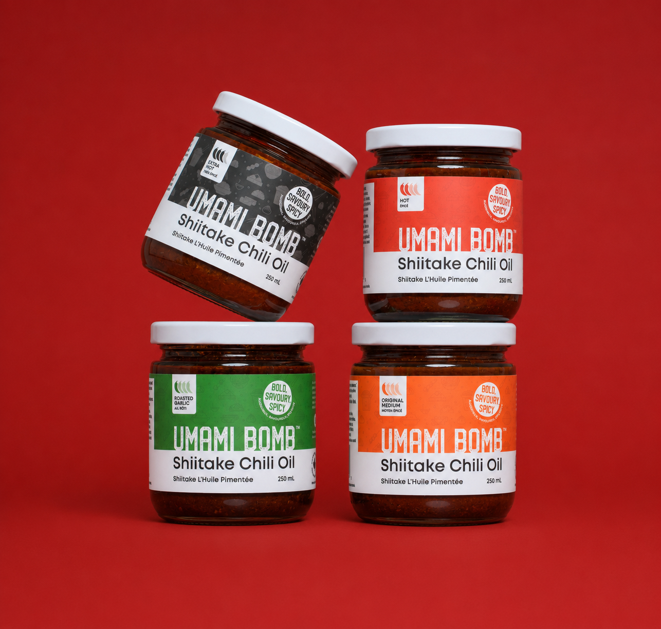 Shiitake Chili Oil Original 4-Pack