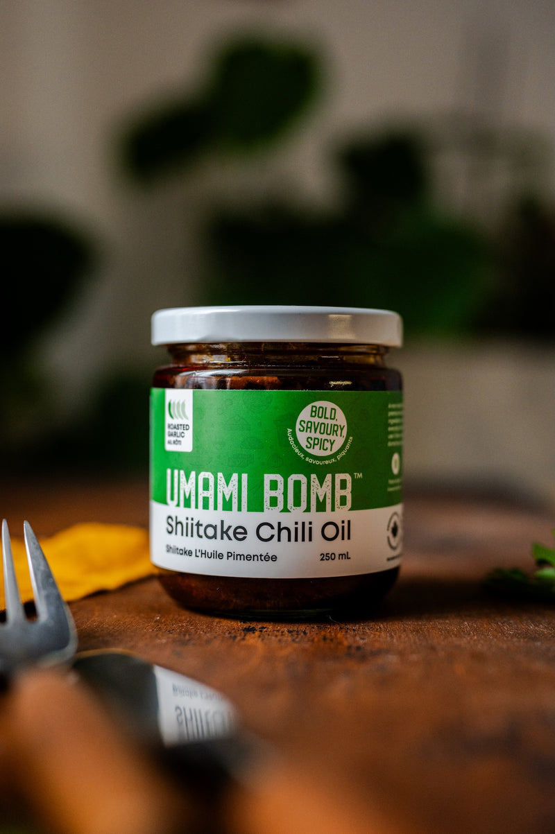 Umami Bomb Shiitake Chili Oil - Roasted Garlic