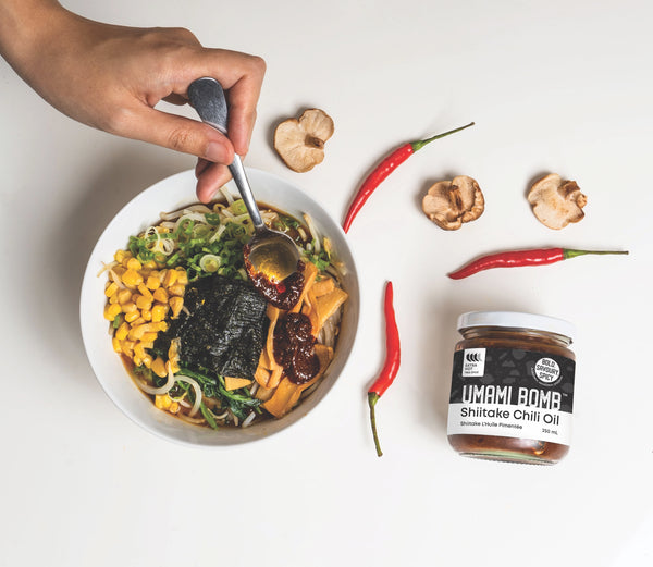 Umami Bomb Shiitake Chiili Oil - Extra Hot – Vumami Foods