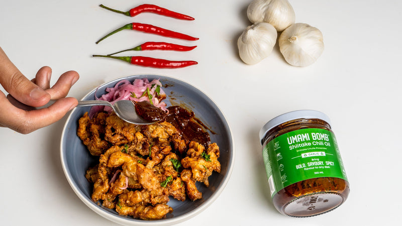 Umami Bomb Shiitake Chili Oil - Roasted Garlic