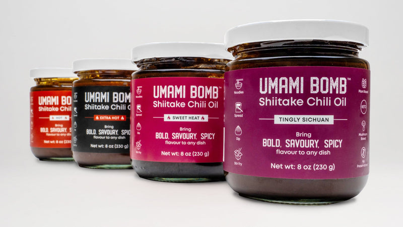 Umami Bomb Shiitake Chili Oil - Spicy Foursome